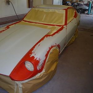 getting ready for paint