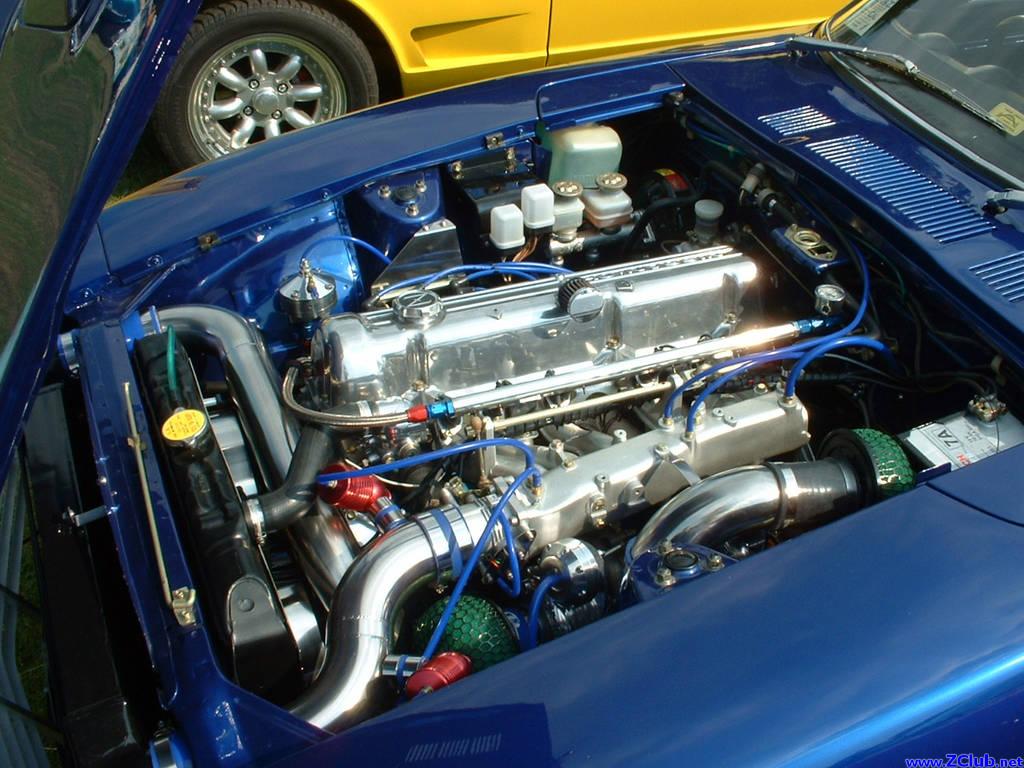 Mark Rayner's 260Z twin turbo, Tatton Park, Cheshire, Aug03