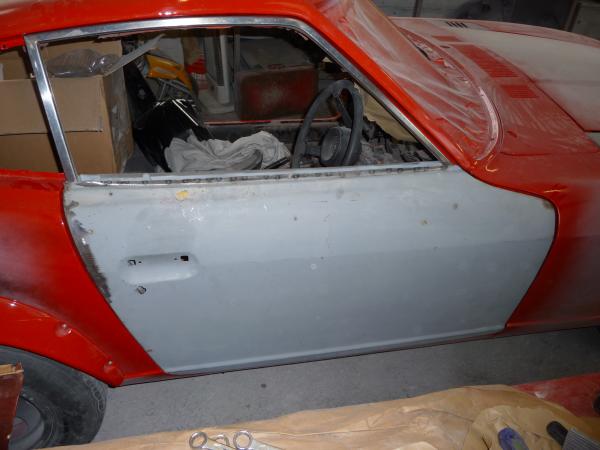 this is the first door to be finished being fitted for the first time, This door needed more adjustment than the passenger side.